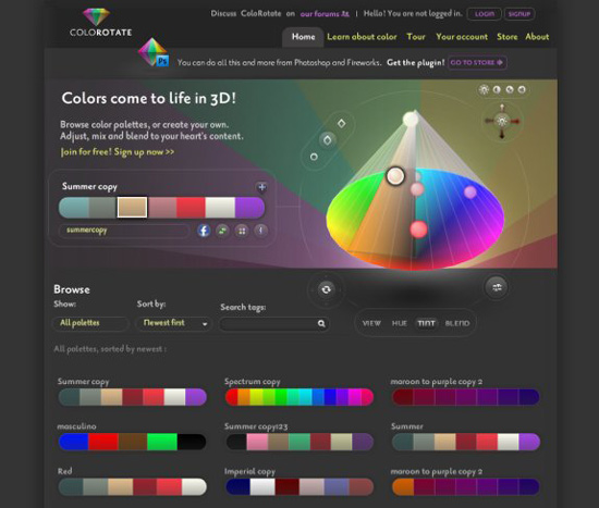 10 онлайн сервисов для работы с цветовыми схемами