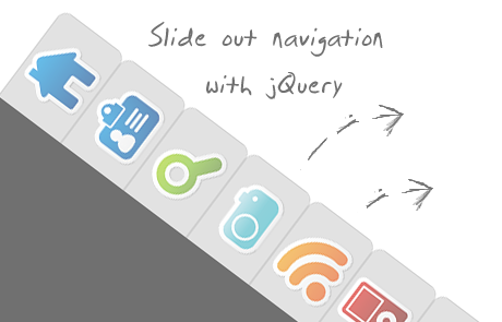 Красивая навигация на CSS и JQuery